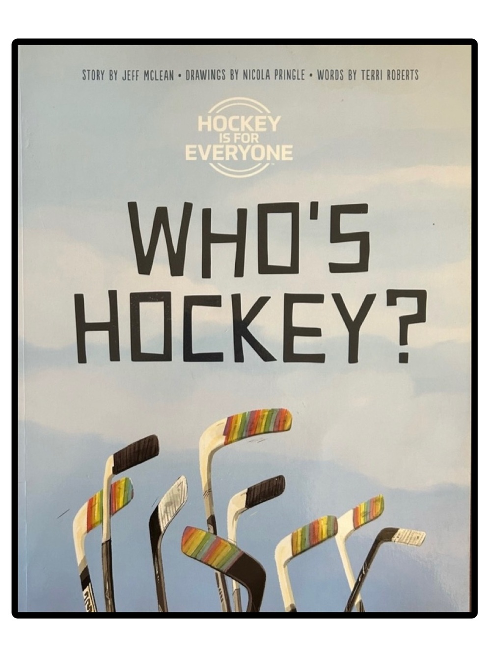BUNDLE & SAVE🎉 Who's Hockey? Softcover Book